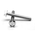 #10-32 x 2 Fine Thread Slotted Hex Washer Head Machine Screw Low Carbon Steel Zinc Plated U720