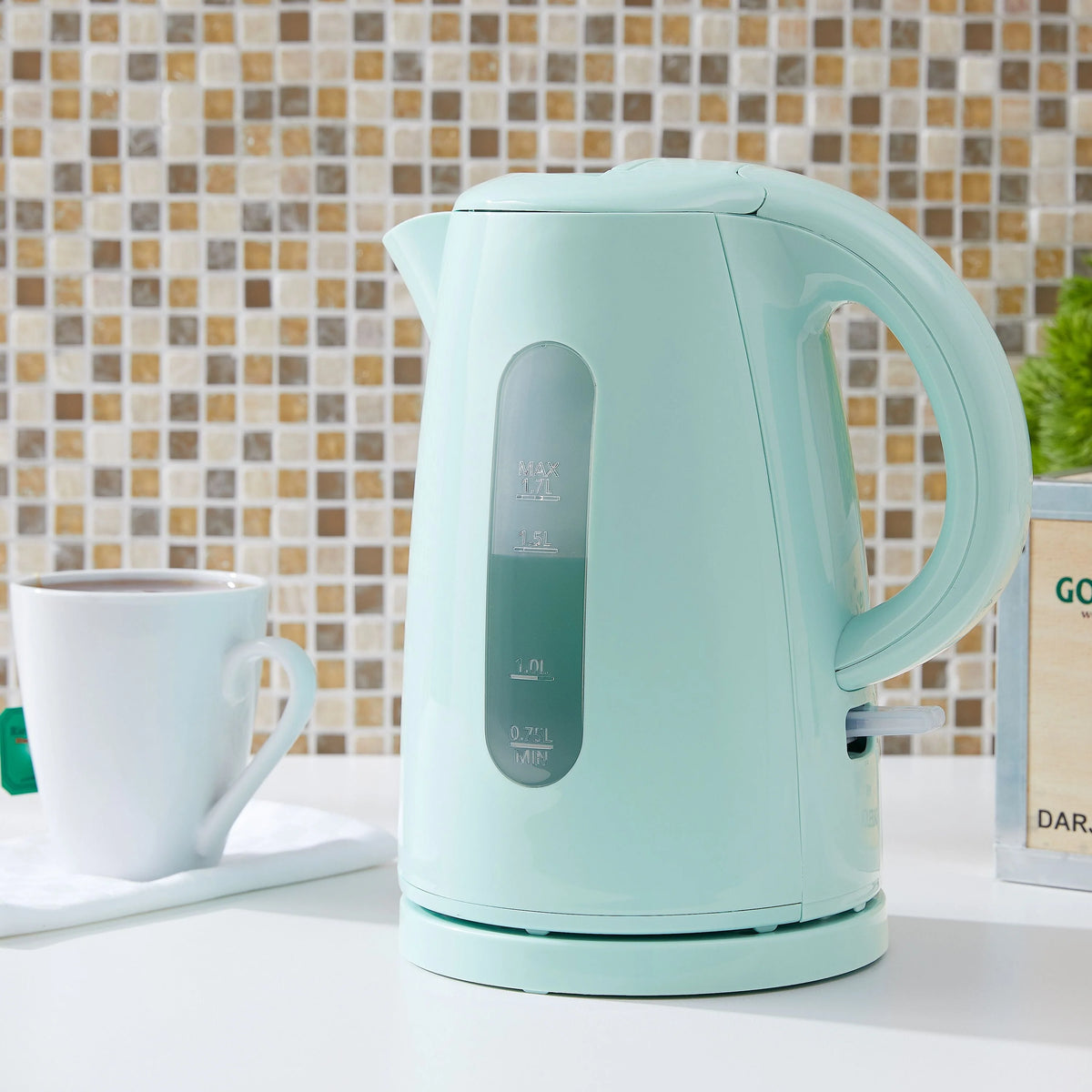 1.7 Liter White Electric Kettle T2432