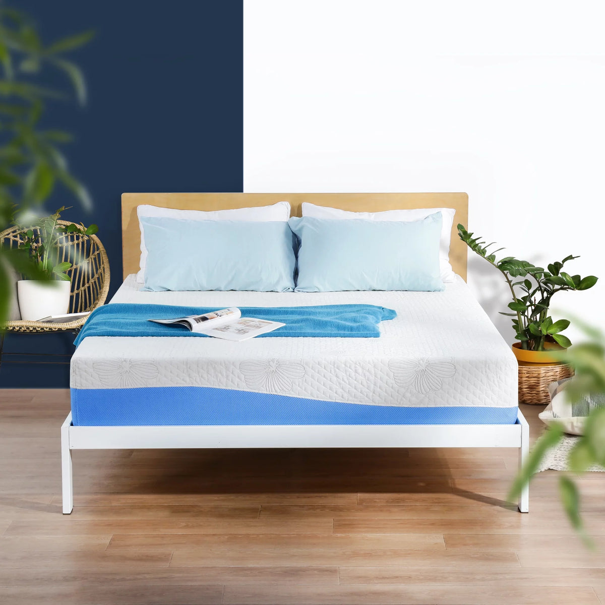 10 Inch Gel Memory Foam Mattress Medium Firm Twin Size Z57560