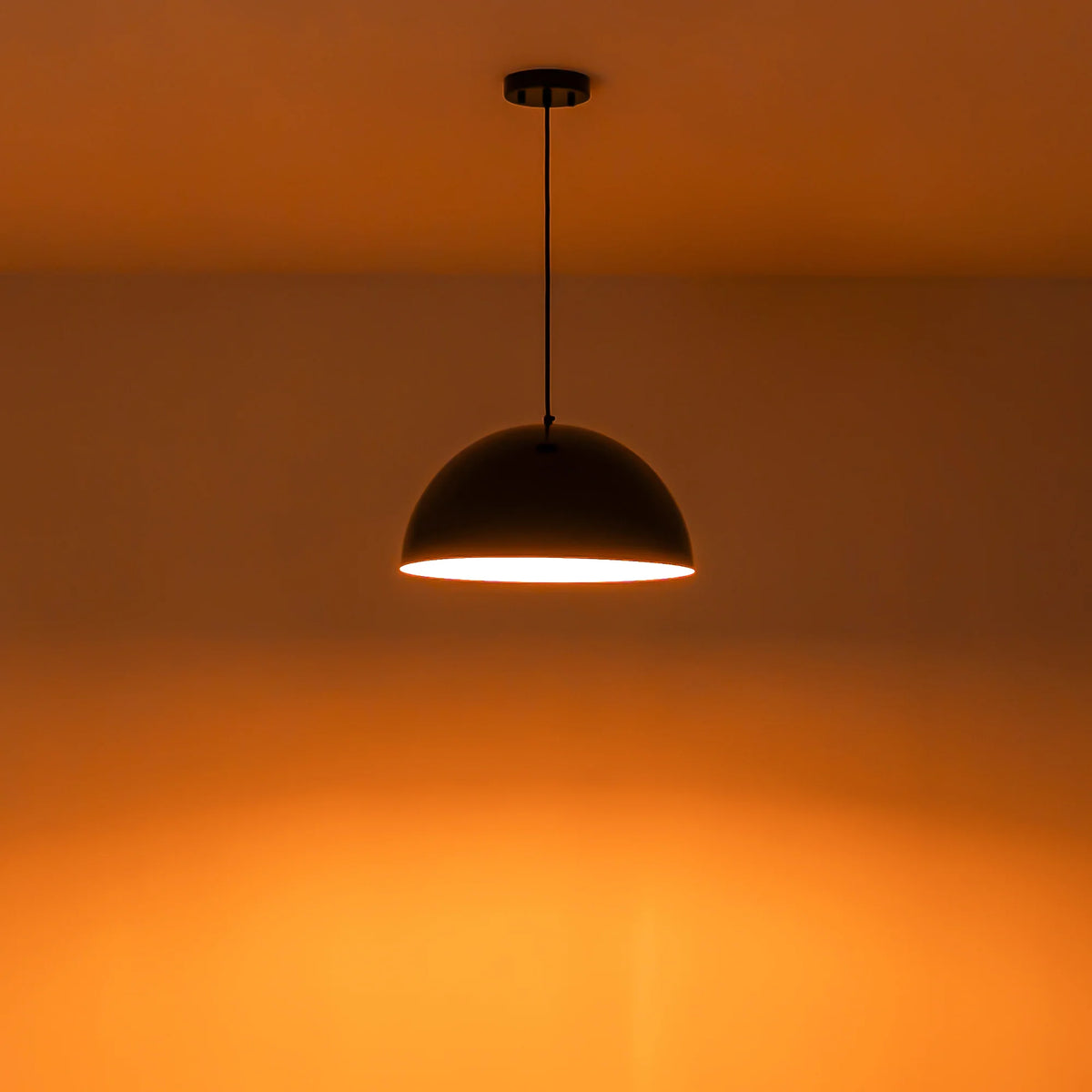 1-Light Semi-Dome Contemporary Pendant X1160
