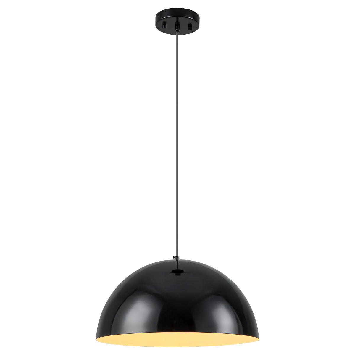 1-Light Semi-Dome Contemporary Pendant X1160