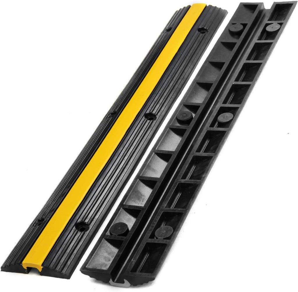 1 Channel Rubber Cable Protector Ramps 4 Pack R4358