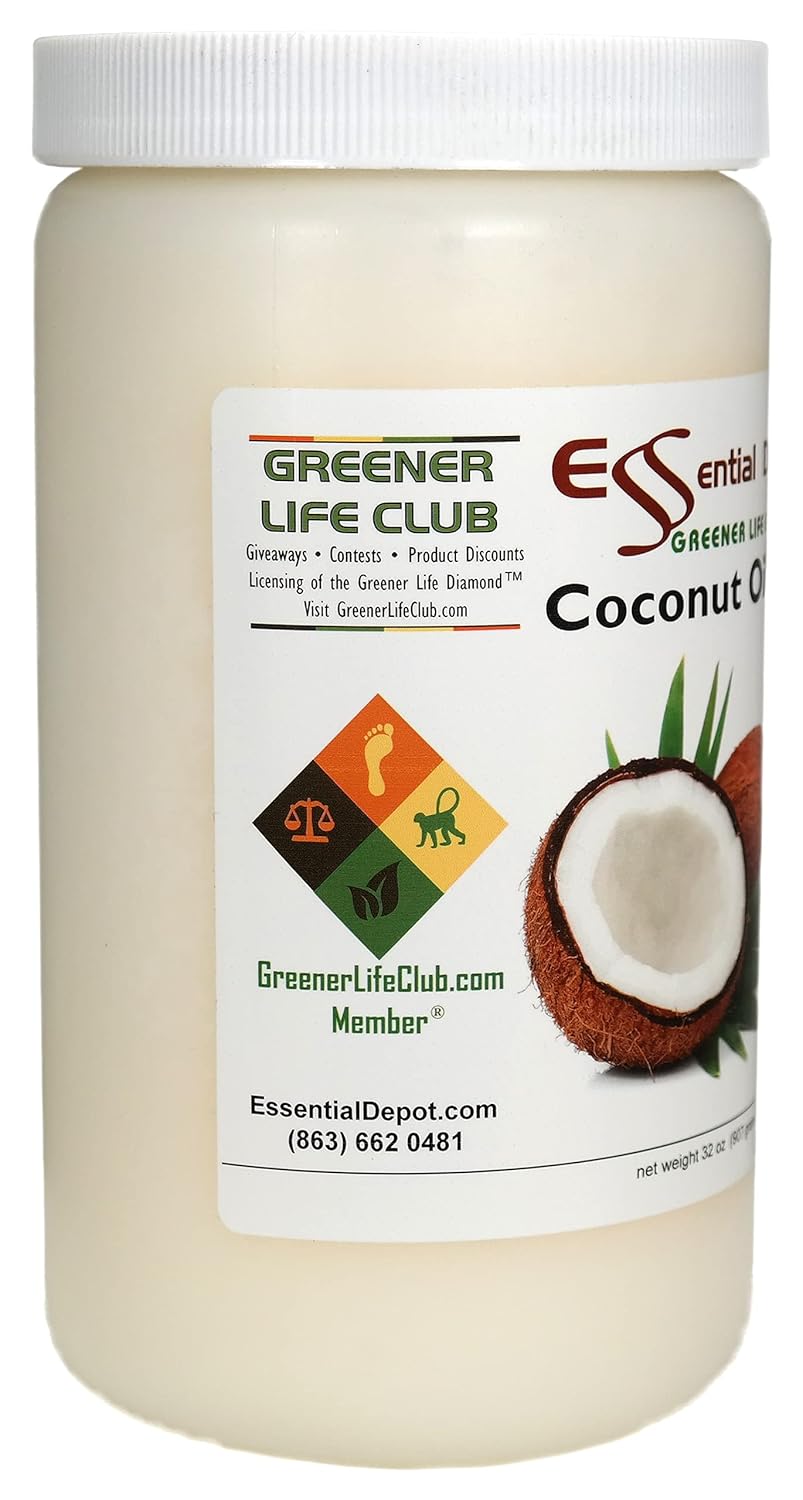 1 Quart 32 oz Food Grade Coconut Oil Q819349