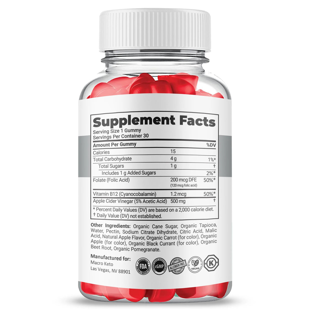 (5 Pack) Apple Cider Vinegar Dietary Supplement C402362