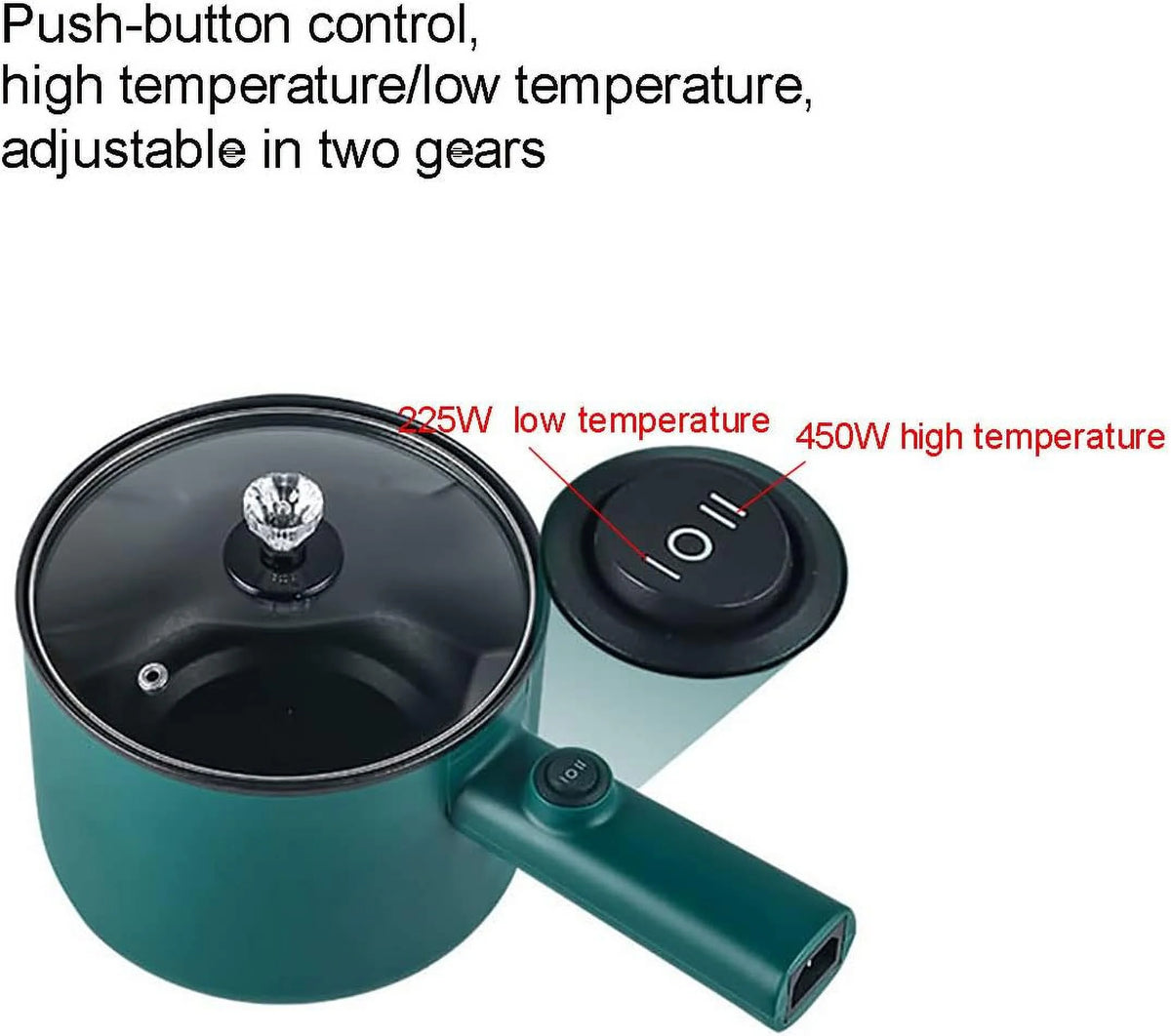 1.8L Non-Stick Electric Hot Pot G9615