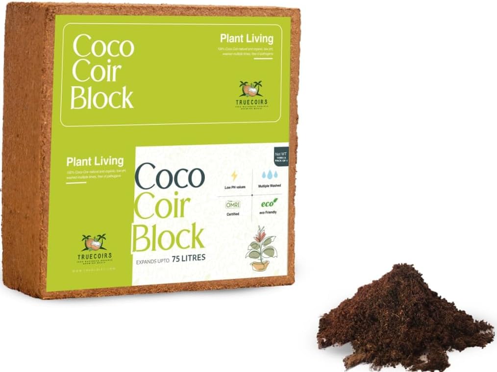 10 LB Organic Coco Coir Compressed Natural Brick S46415